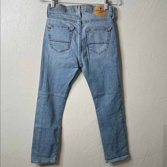 2 pairs of Abercrombie Kids Light Blue Slim Jeans - Picture 4 of 12